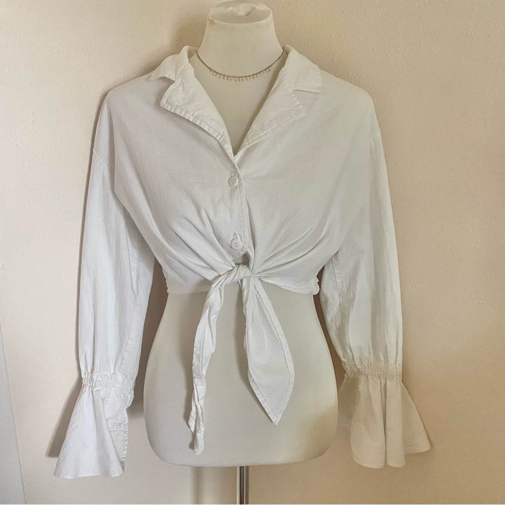 EBER vintage white button down